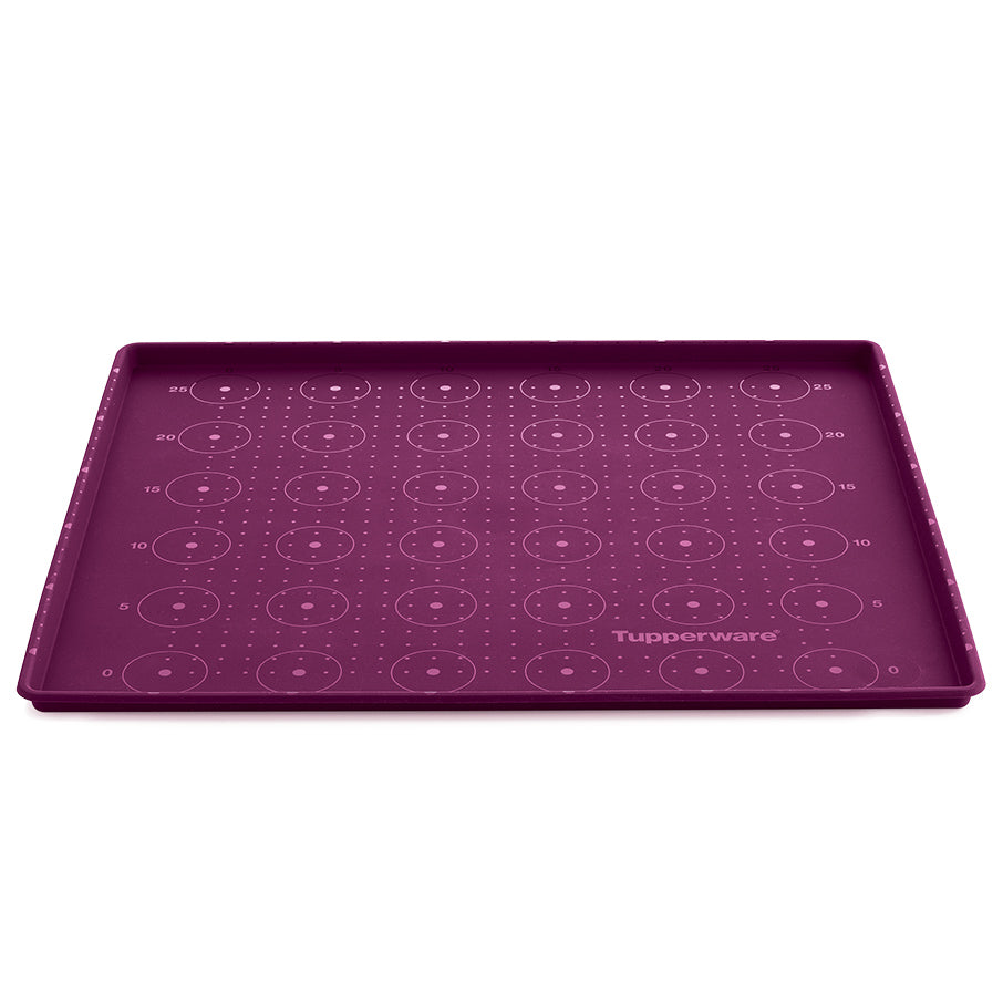 plaque de cuisson en silicone avec rebord chou violet