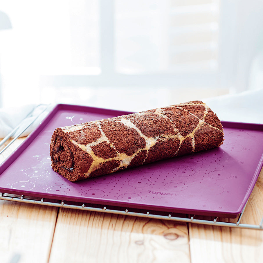 plaque de cuisson en silicone avec rebord chou violet
