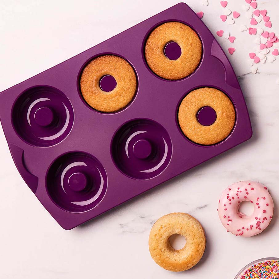 anneau en silicone chou violet