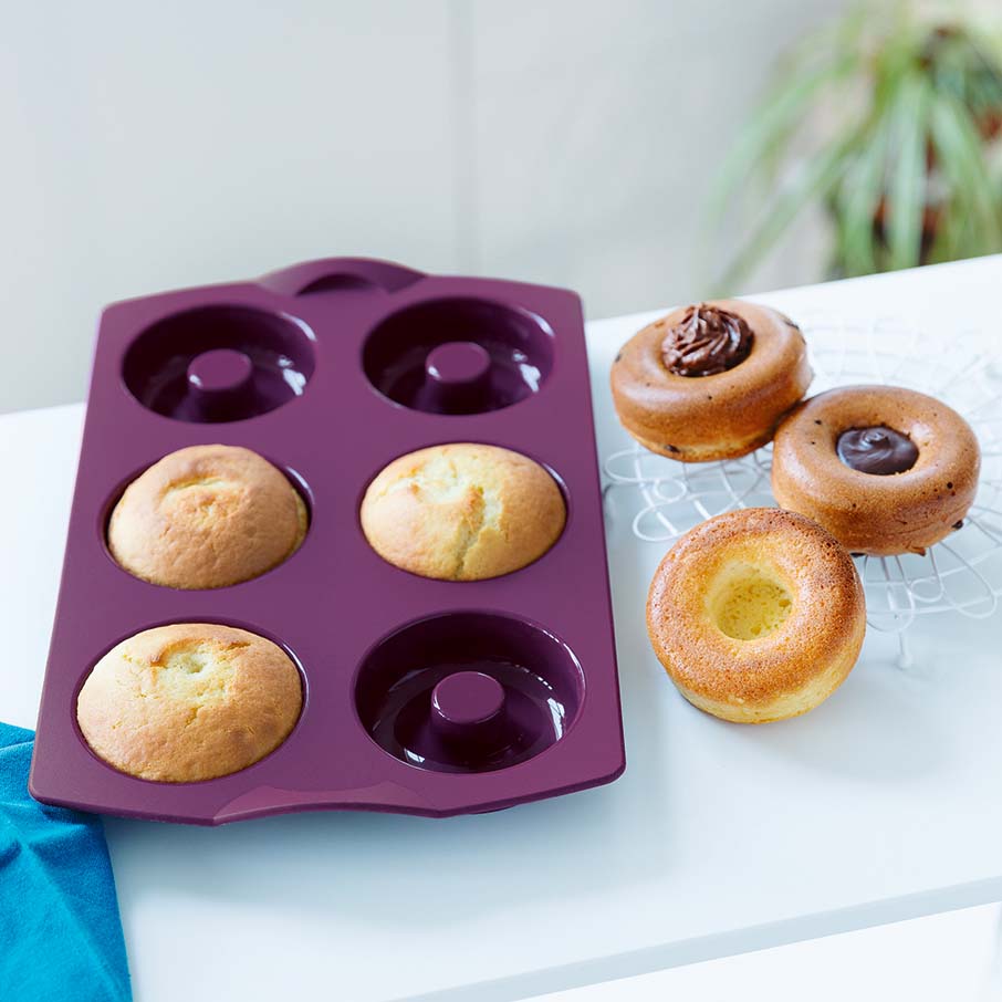 anneau en silicone chou violet