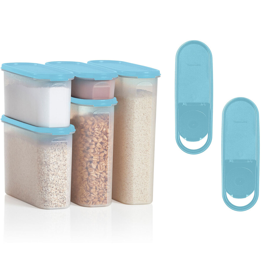 ensemble tupperware modular mates super oval noir de jais
