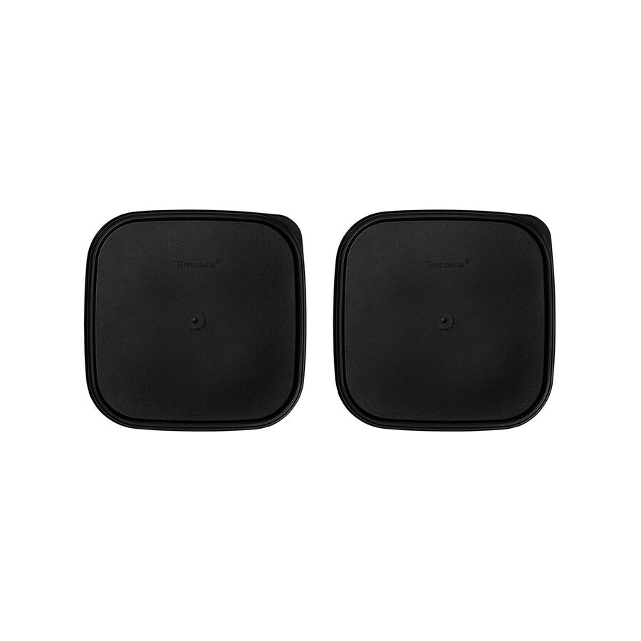 couvercles carrés tupperware modular mates noir de jais