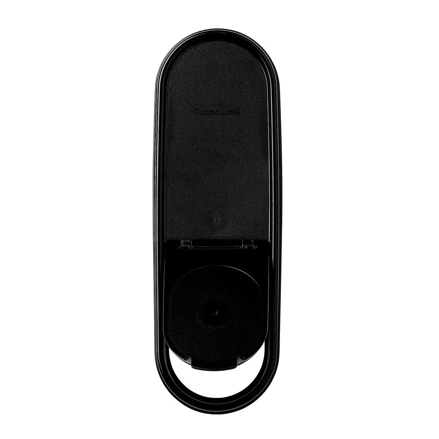 tupperware modular mates super oval couvercle verseur boîte de conservation des aliments noir de jais