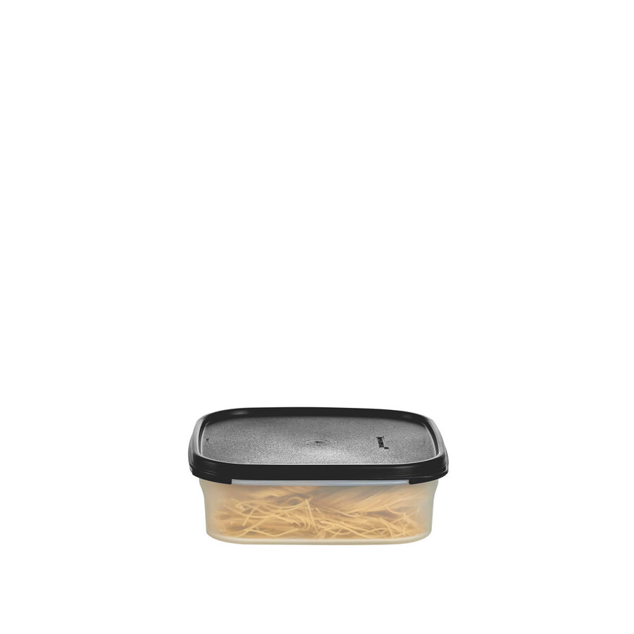 tupperware modular mates carré 1 boîte de conservation alimentaire noir de jais