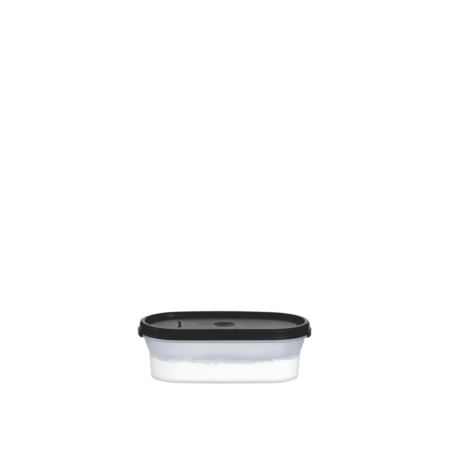 tupperware modular mates ovale 1 boîte de conservation alimentaire noir de jais