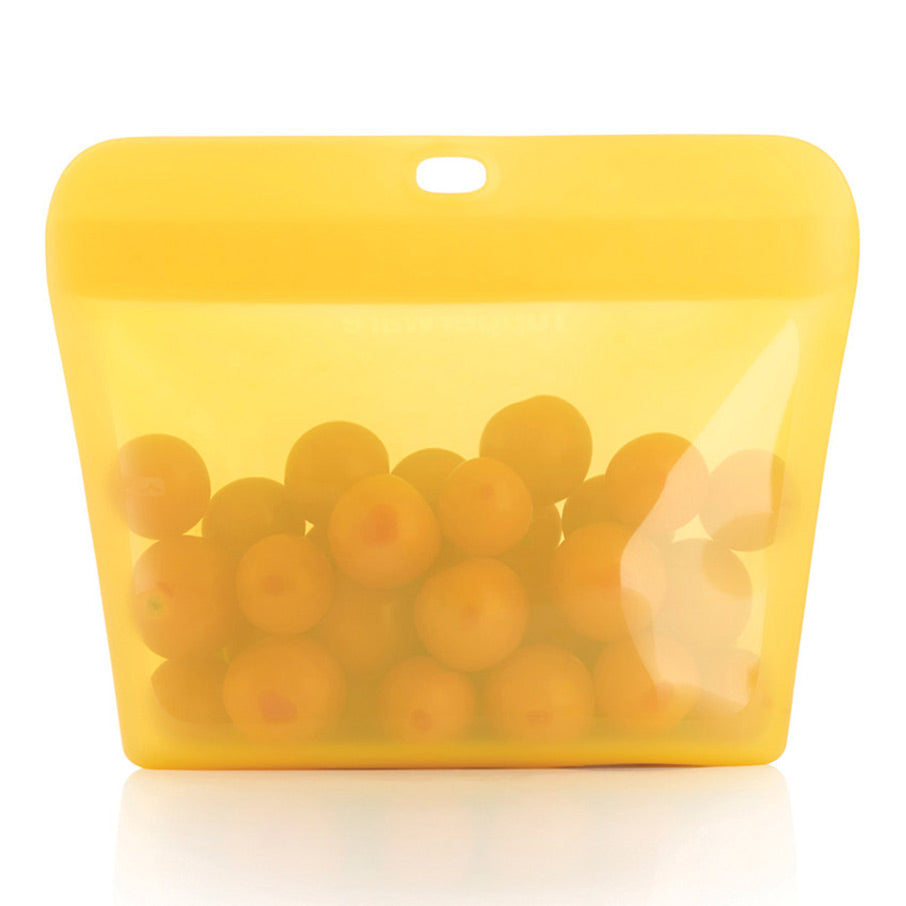 sac de rangement en silicone ultimate petit jaune