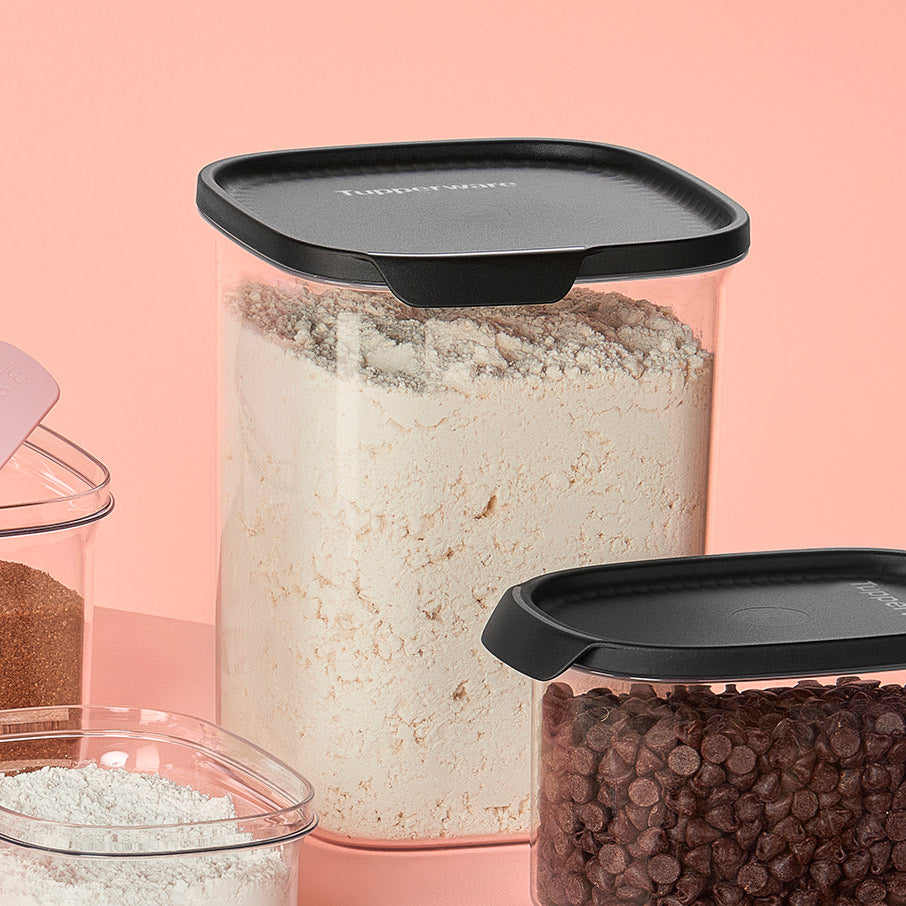 tupperware ultra clear square 15 tasses 36 l cosmos fermeture hermétique