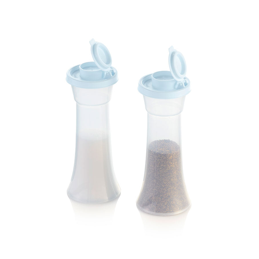 salière et poivrière en forme de sablier grand modèle icelandic mist
