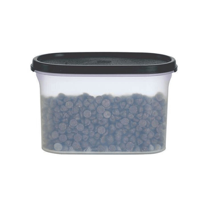 tupperware modular mates ovale 2 boîte de conservation alimentaire noir de jais