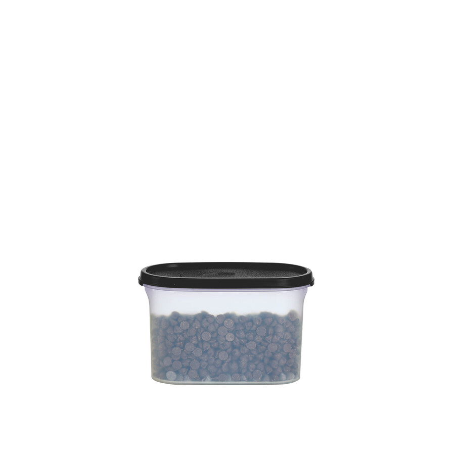 tupperware modular mates ovale 2 boîte de conservation alimentaire noir de jais