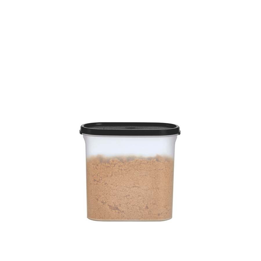 tupperware modular mates ovale 3 boîte de conservation alimentaire noir de jais