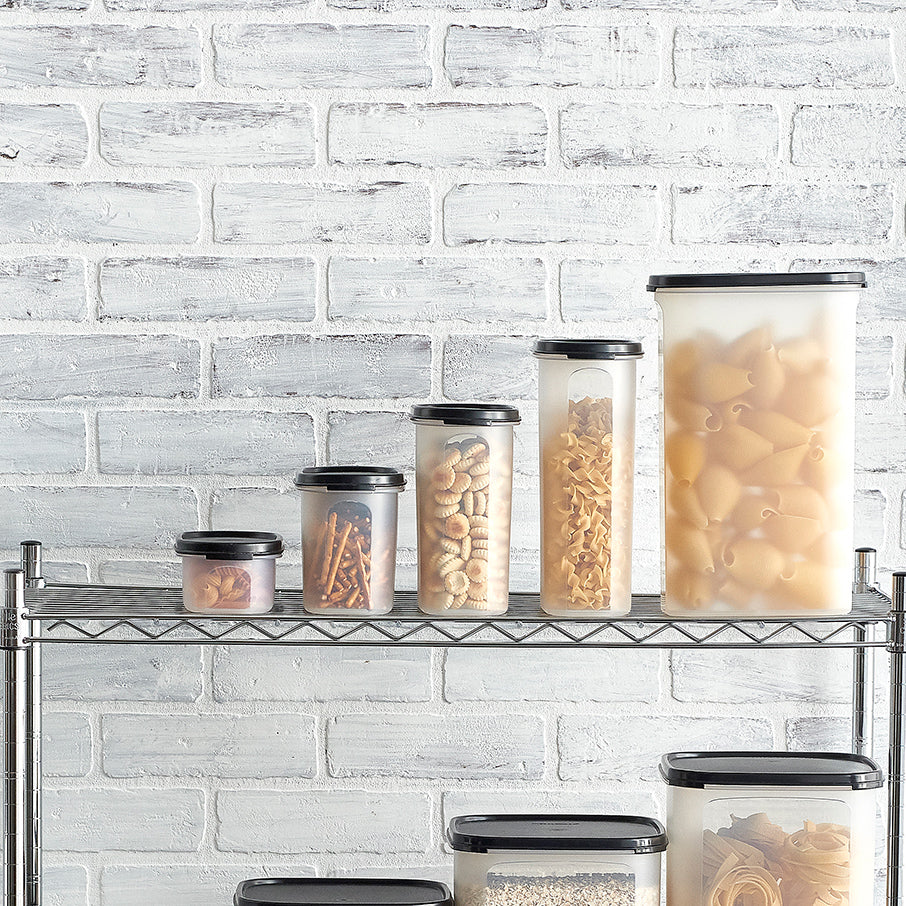 tupperware modular mates ovale 5 boîte de conservation alimentaire noir de jais