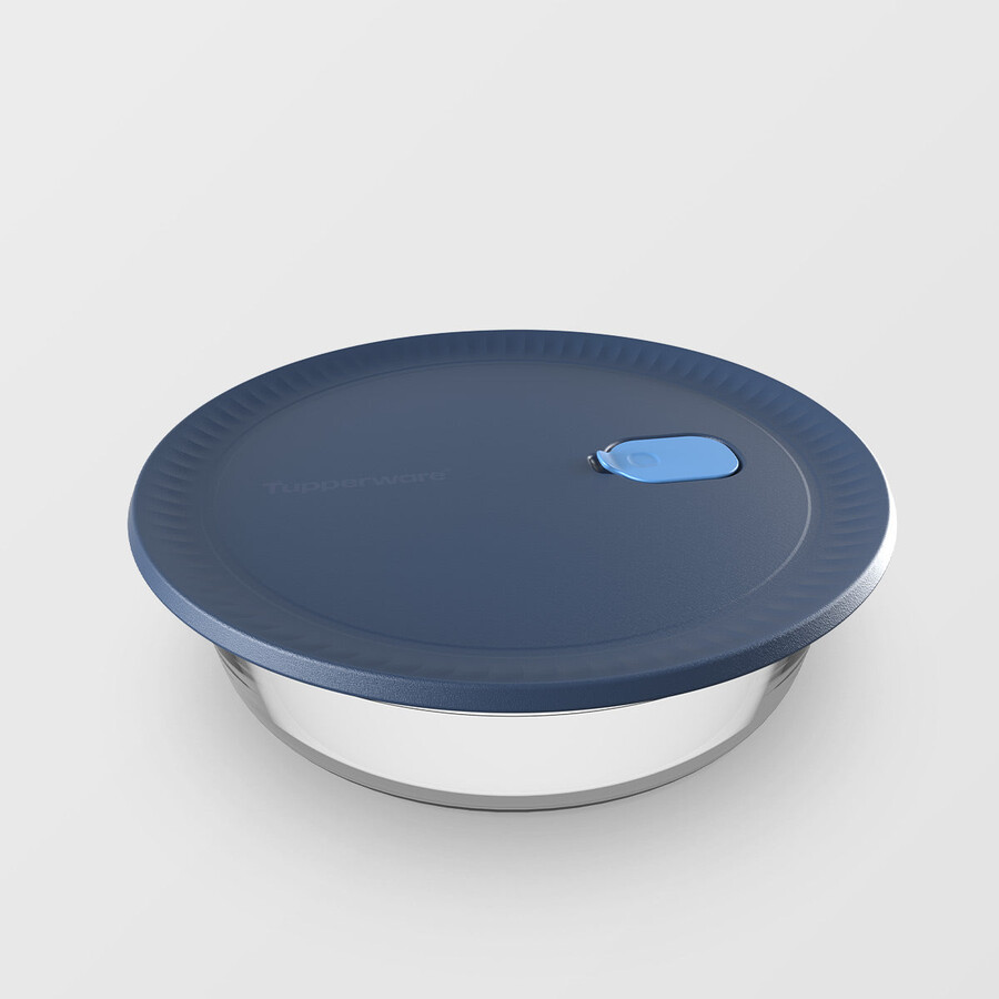plat de cuisson rond en verre tupperware voila plat de conservation hermétique