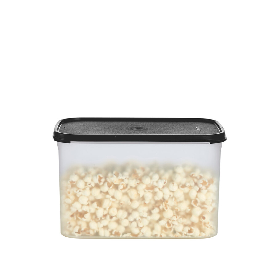 tupperware modular mates rectangulaire 3 boîte de conservation alimentaire noir de jais
