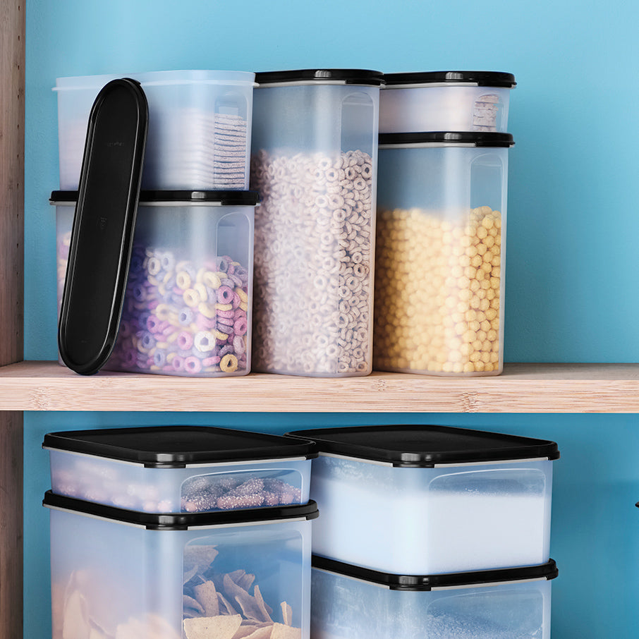 tupperware modular mates super oval 5 boîte de conservation alimentaire noir de jais