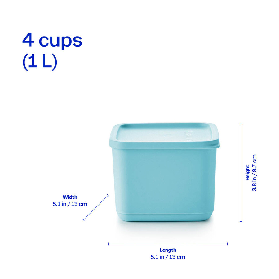 basic bright ensemble de 6 pièces carré bleu