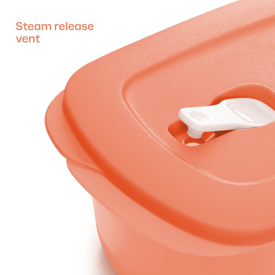 crystalwave plus rectangulaire 4 tasses 1 l orange