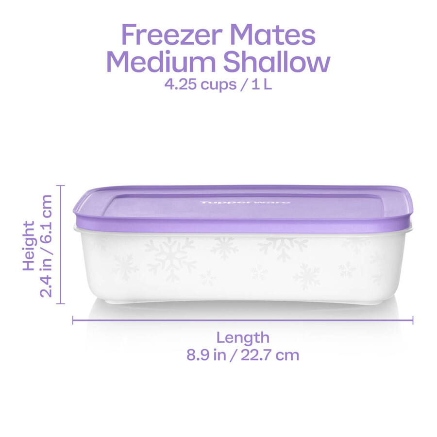 freezer mates plus moyennement peu profond