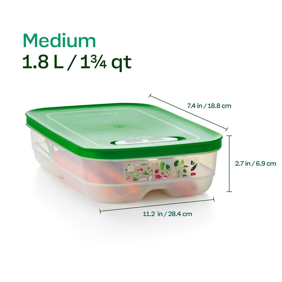 fridgesmart ensemble de démarrage 4 pièces margarita petite et profonde vert dhiver moyenne moyenne et profonde