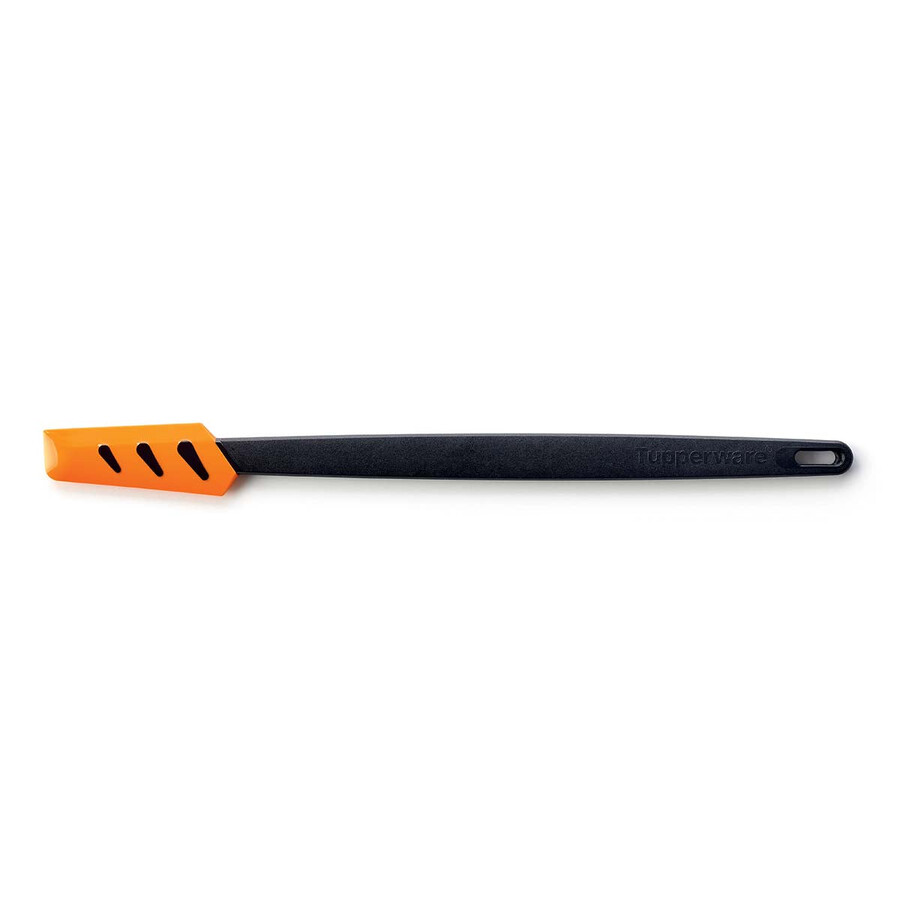 spatule fine en silicone peau dorange noir de jais
