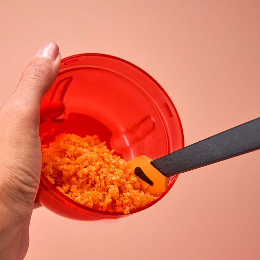 spatule fine en silicone peau dorange noir de jais