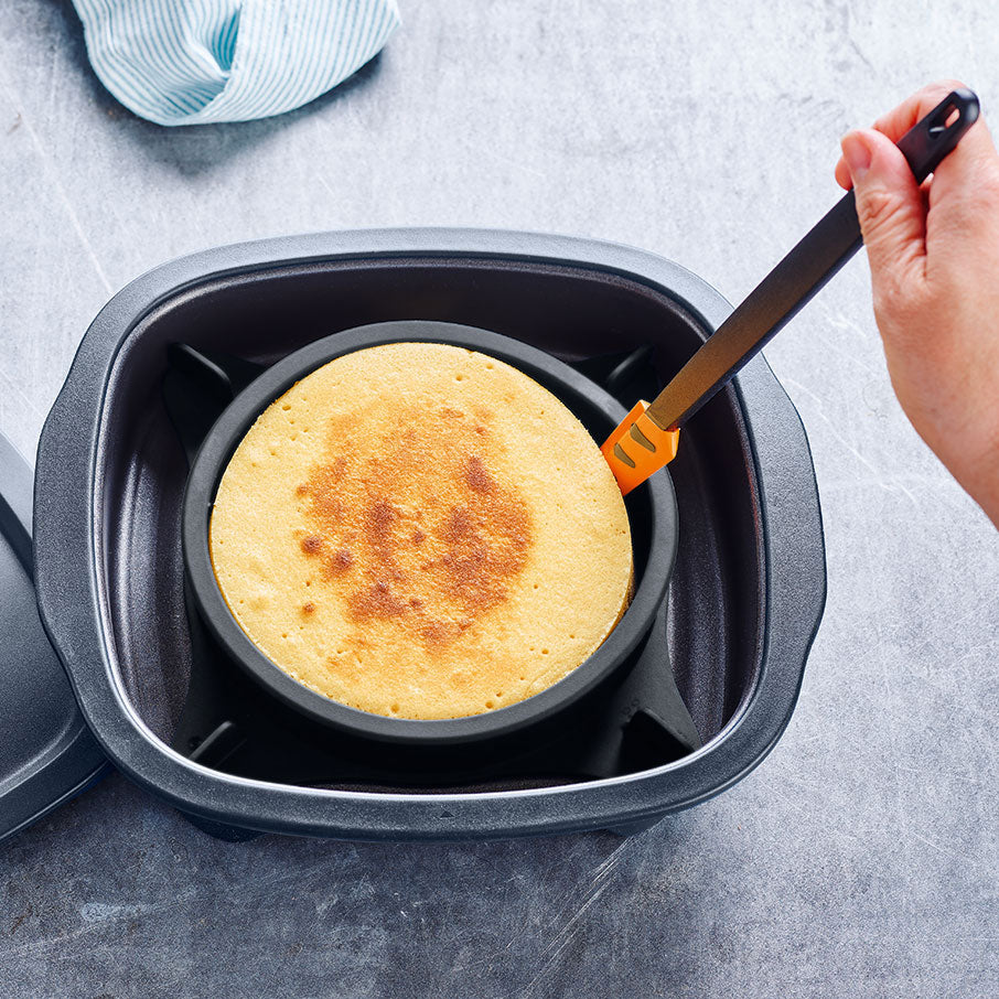 spatule fine en silicone peau dorange noir de jais