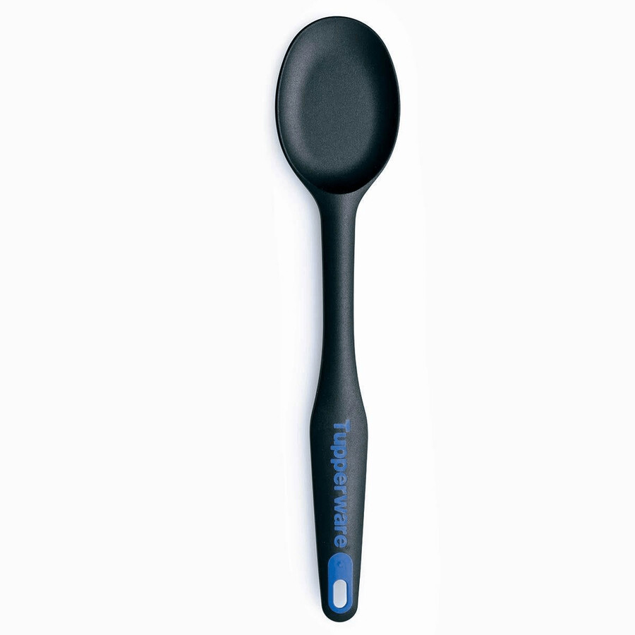 cuillère simple la couleur noire masque les taches potentielles tandis que le manche de la cuillère simple est dune couleur spécifique pour une identification facile dans les tiroirs de la cuisine.
