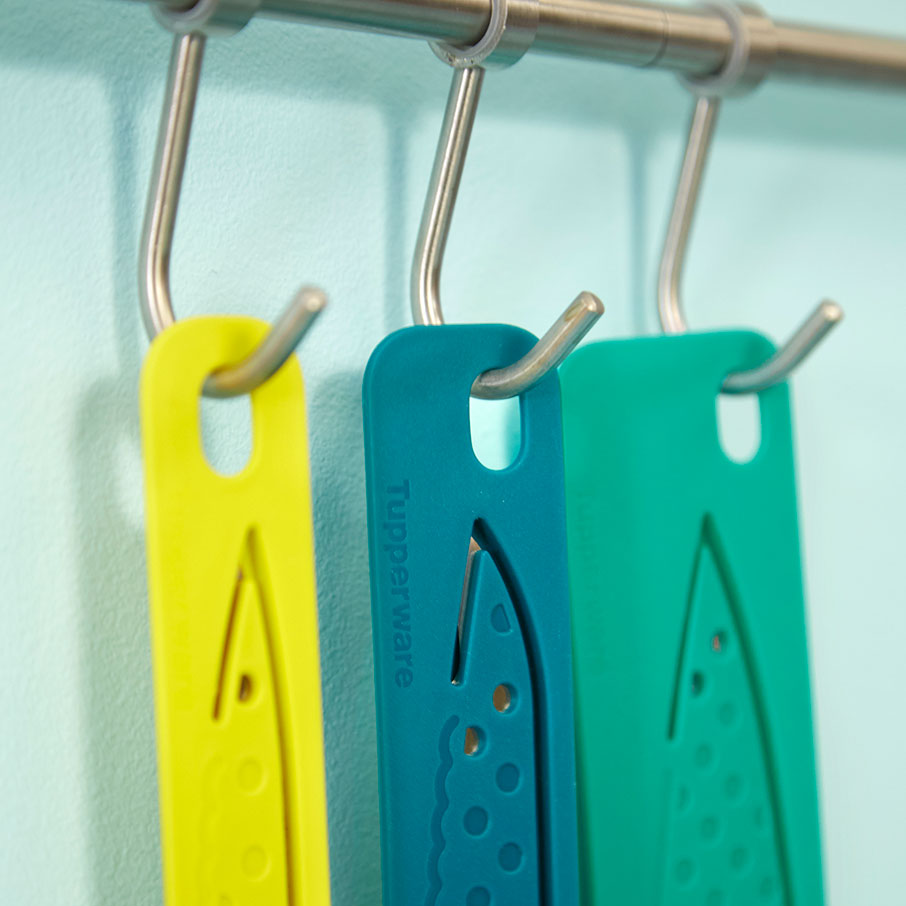 couteau utilitaire dentelé tupperware amazing series citron
