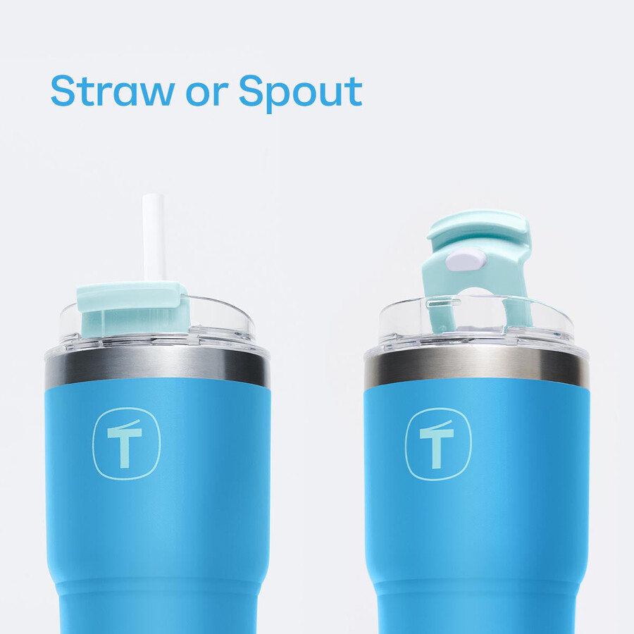 gobelet tupperware big t 630 ml bleu aube