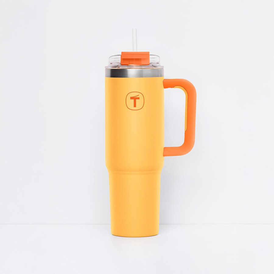gobelet tupperware big t 11 l orange coucher de soleil