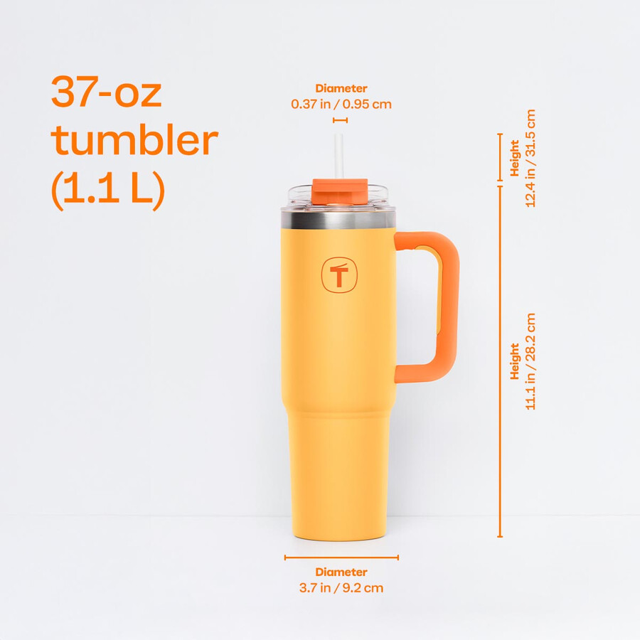 gobelet tupperware big t 11 l orange coucher de soleil