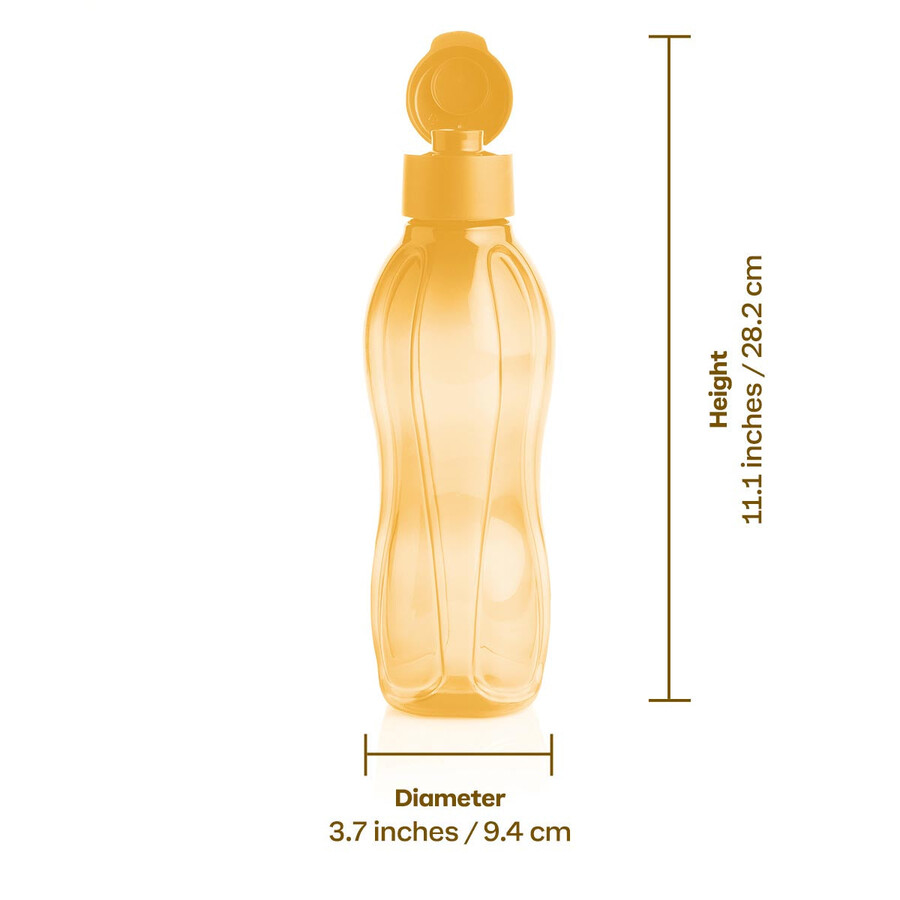 bouteille eco grand format jaune