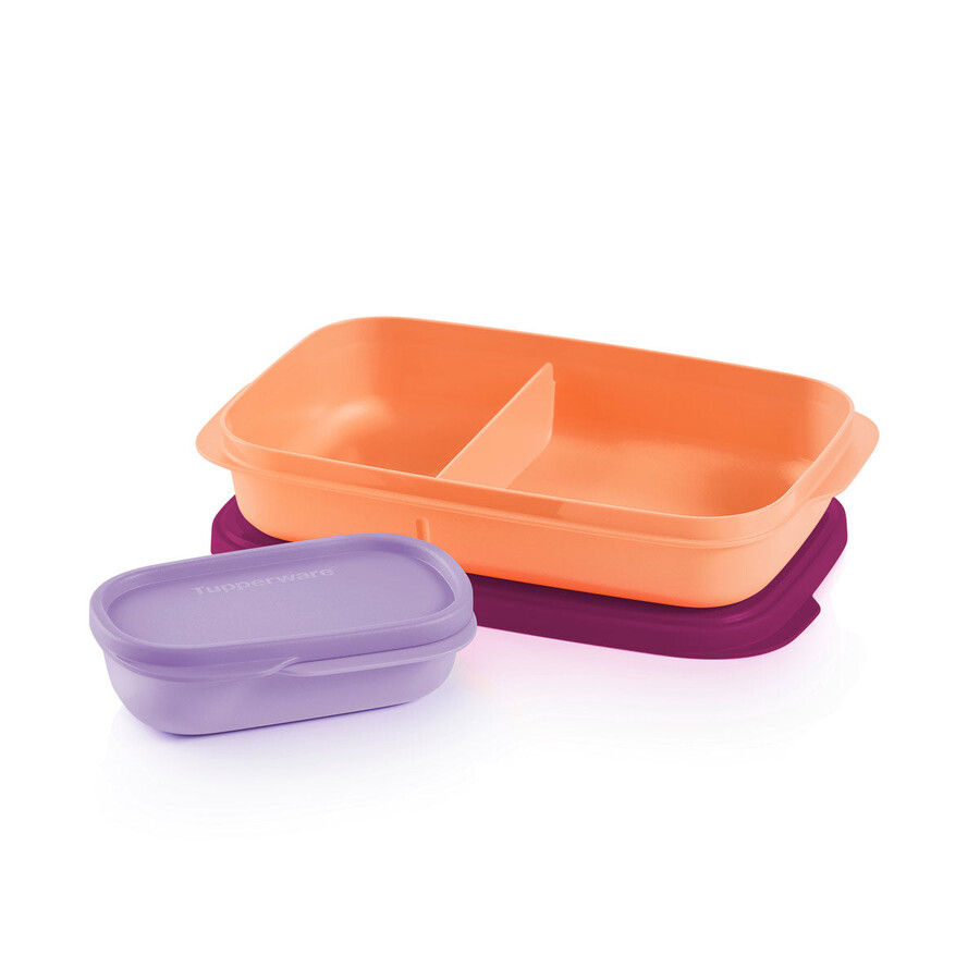 boîte à lunch fine orange-violet