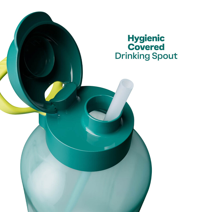 bouteille deau tupperware aquavibe 2 l verte vert mystérieux