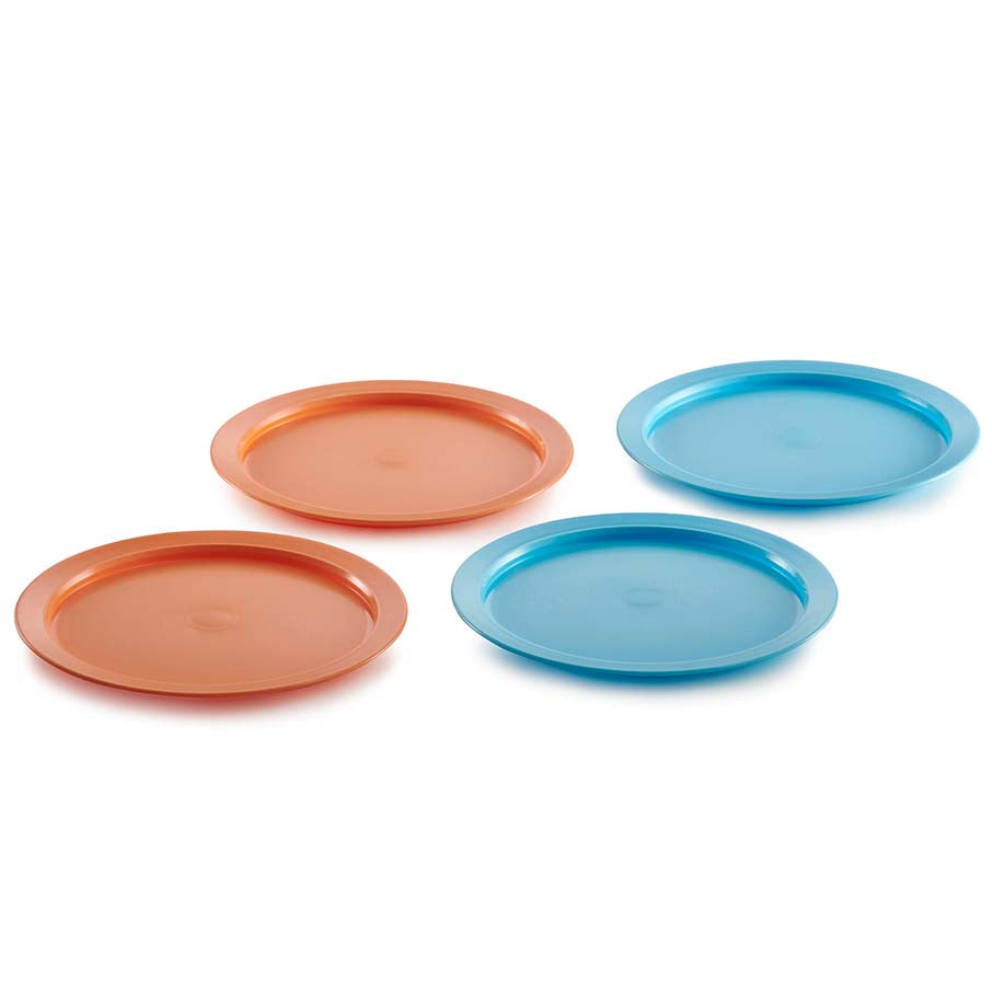 assiettes tupperkids bleu spa rose cosy