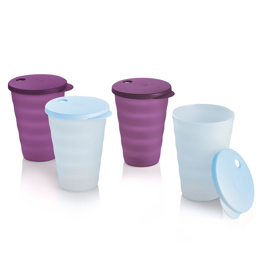 gobelets tupperware impressions 500 ml améthyste brume dislande